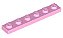 Placa 1x6 Cor de Rosa Brilhante - Imagem 1