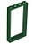 Moldura de porta 1x4x6 com dois furos na parte superior e inferior Verde Escura - Imagem 1