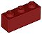 Tijolo 1x3 Dark Red - Imagem 1