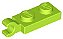 Placa 1x2 com clip horizontal na extremidade Verde Limão - Imagem 1