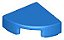 Placa Lisa Redonda 1x1 de 1/4 Azul - Imagem 1