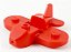 Fantasia / Roupa para Minifigura - Avião Vermelho - Imagem 1