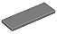 Placa Lisa 2x6 Cinza Escura - Imagem 1