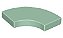 Placa Lisa Redonda de Canto 2x2 Sand Green - Imagem 1