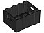 Caixa 3x4x1 2/3 com alças Preta - Imagem 1