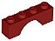 Tijolo com Arco 1x4 Dark Red - Imagem 1