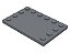 Placa Lisa Modificada 4x6 Cinza Escura - Imagem 1