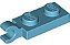 Placa 1x2 com clip horizontal na extremidade Medium Azure - Imagem 1