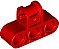 Conector Eixo-Pinos Triplo Perpendicular Vermelho - Imagem 1