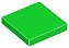 Placa Lisa 2x2 Verde Brilhante - Imagem 1