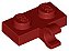 Placa modificada 1x2 com Clip Horizontal Dark Red - Imagem 1