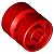 Roda 11mm x 12 mm Vermelha - Imagem 1