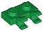 Placa Modificada 1x2 com Clipes Horizontais Verde - Imagem 1