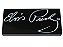 Placa Lisa 2x4 Preta com Autógrafo de Elvis Presley - Imagem 1