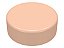 Placa Lisa Redonda 1x1 Light Nougat - Imagem 1