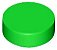 Placa Lisa Redonda 1x1 Verde Brilhante - Imagem 1