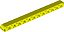 Viga 1x13 Amarelo Neon - Imagem 1