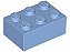 Tijolo 2x3 Medium Blue - Imagem 1
