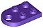 Placa Modificada 3x2 com furo Dark Purple - Imagem 1
