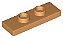 Placa Modificada 1x3 Medium Nougat - Imagem 1