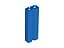Tijolo Modificado 1x2x5 com Ranhura Azul - Imagem 1
