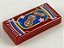 Placa Lisa 1x2 com Desenho de Pacote de Amendoim Dark Red - Imagem 1