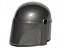 Capacete Liso Com Furos do SW Mandaloriano Pearl Dark Gray - Imagem 1
