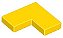 Placa Lisa de Canto 2x2 Amarela - Imagem 1