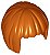 Cabelo Curto Dark Orange - Corte Bob - Imagem 1