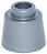 Cone 1 1/6 x 1 1/6 x 2/3 Flat Silver - Imagem 1
