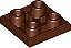 Placa Lisa Modificada Marrom - Imagem 1