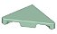 Placa Lisa Modificada Triangular 2x2 Sand Green - Imagem 1