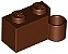 Tijolo de Dobradiça 1x4 Base Marrom - Imagem 1