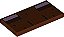 Placa Lisa 2x4 com desenho de rosto de criatura do Minecraft Marrom - Imagem 1