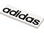 Placa Lisa 2x6 com escrita "Adidas" Branca - Imagem 1