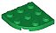 Placa de Canto Redonda 3x3 Verde - Imagem 1