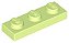 Placa 1x3 Amarelo Esverdeado - Yellowish Green - Imagem 1