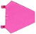 Bandeira 5x6 Hexagonal Translúcida Rosa Escura - Imagem 1