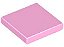 Placa Lisa 2x2 Rosa Brilhante - Imagem 1