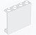 Painel 1x4x3 Branco - Imagem 1