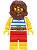 Minifigura Lego Ideas -  Ray the Castaway - Imagem 1