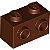 Tijolo Modificado 1x2 Marrom - Imagem 1