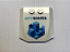 Placa em Cunha 4x4x2/3 Branca com escrita 'CITY SHAPER' - Imagem 1