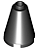 Cone 2x2x2 com furo no centro Preto - Imagem 1