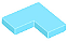 Placa Lisa de Canto 2x2 Medium Azure - Imagem 1