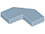 Placa Lisa Modificada de Canto 2x2 Sand Blue - Imagem 1