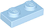 Placa 1x2 - Bright Light Blue - Imagem 1