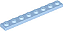 Placa 1x8 Bright Light Blue - Imagem 1