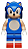 Minifigura Lego Sonic the Hedgehog - Imagem 1