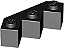 Tijolo Modificado 3x3 Preto - Imagem 1